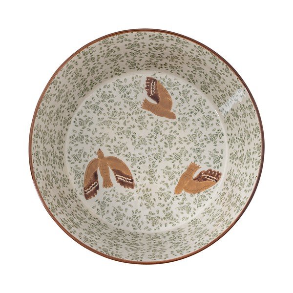 Zelená keramická mísa ø 28 cm Hezha – Bloomingville-image-4