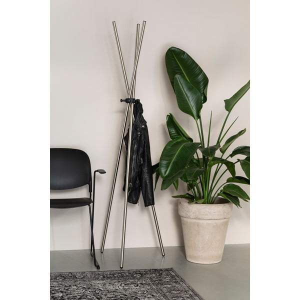 Ocelový věšák ve stříbrné barvě Darwin – White Label-image-1