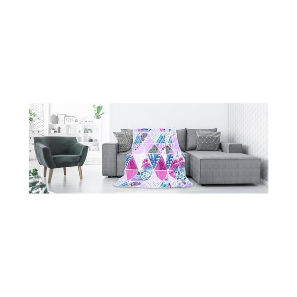 Deka z mikrovlákna AmeliaHome Kaleidoscope, 220 x 240 cm-image-2