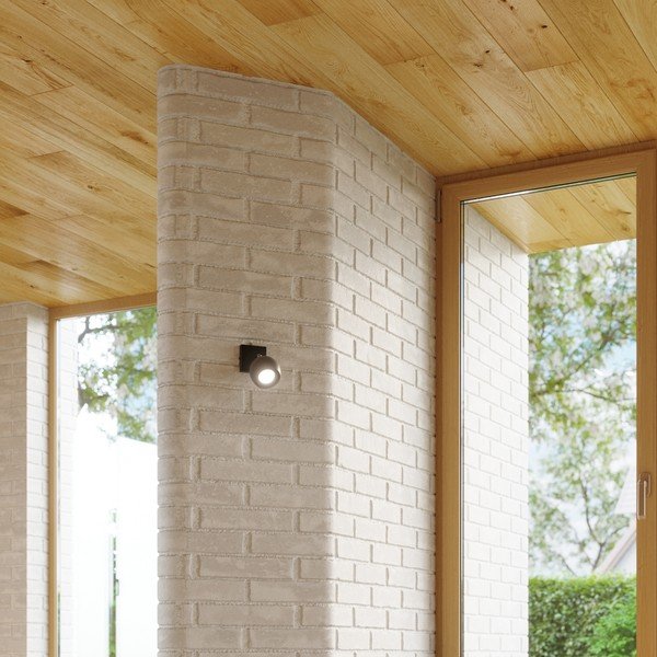 Černé bodové svítidlo 25x25 cm Ollo – Sollux-image-4