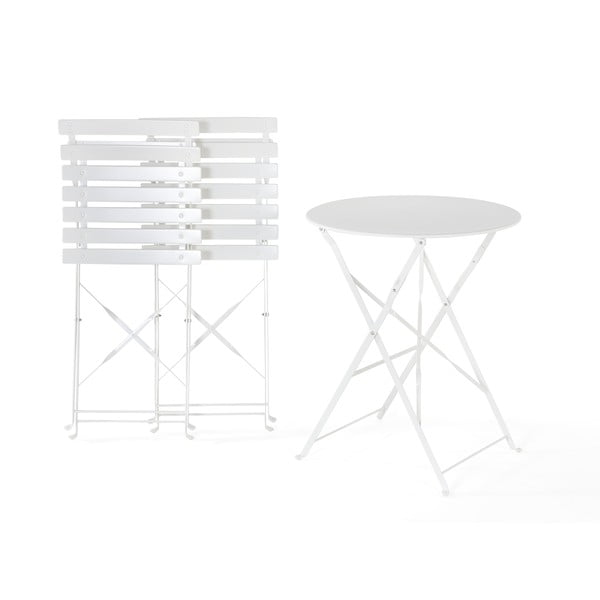 Bílý set zahradního nábytku Bonami Essentials Retro-image-3