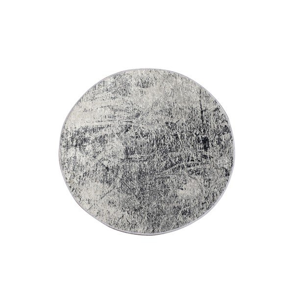 Šedá koupelnová předložka ø 100 cm Evidence – Foutastic