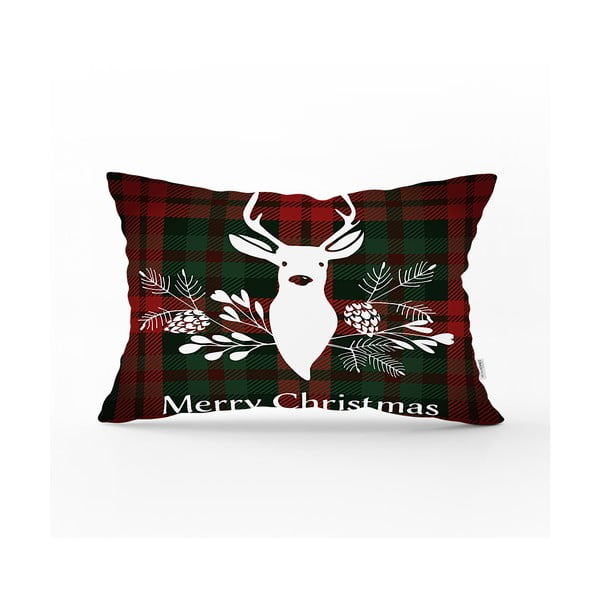 Vánoční povlak na polštář Minimalist Cushion Covers Tartan Christmas, 35 x 55 cm