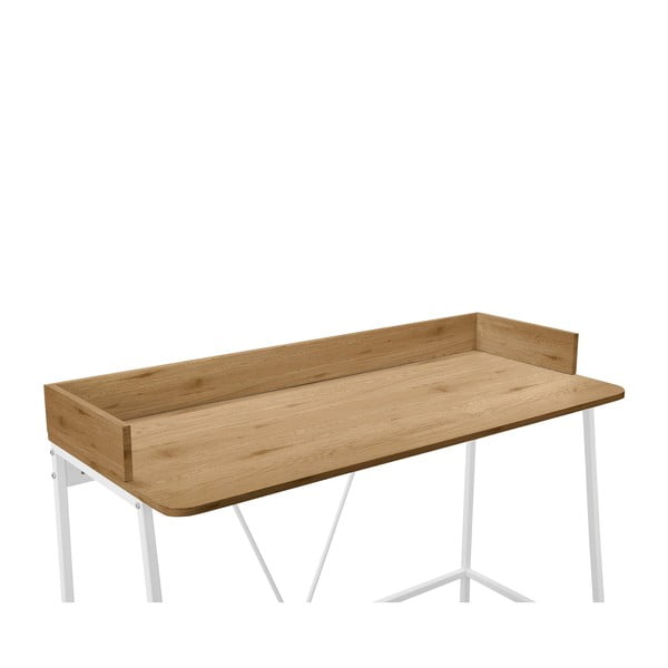 Pracovní stůl s deskou v dubovém dekoru 50x120 cm Savona – Støraa-image-4