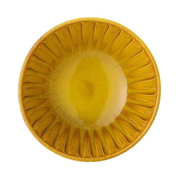Žlutá miska z kameniny Bloomingville Cala, ø 15,5 cm