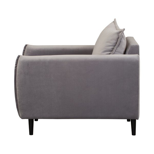 Šedé sametové křeslo Juli – Ropez-image-3