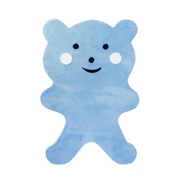 Dětský koberec Mavis Teddy Bear Blue, 100x150 cm