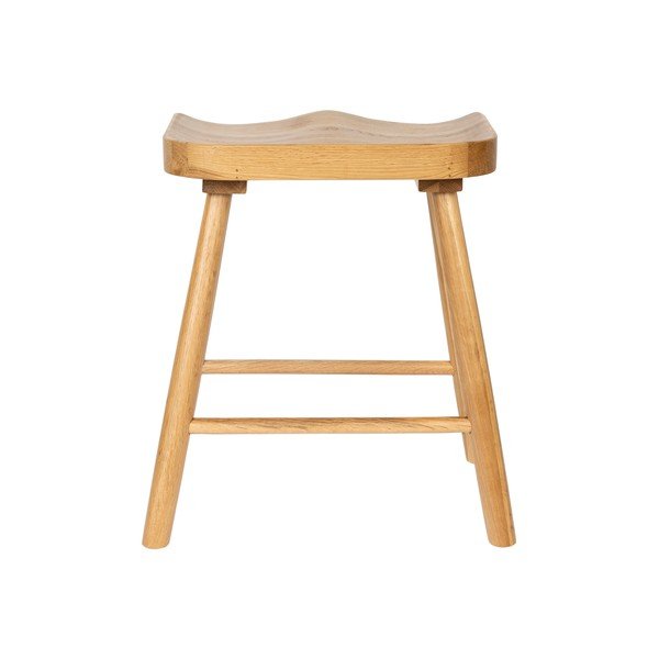 Stolička z dubového dřeva v přírodní barvě Vander – White Label-image-4