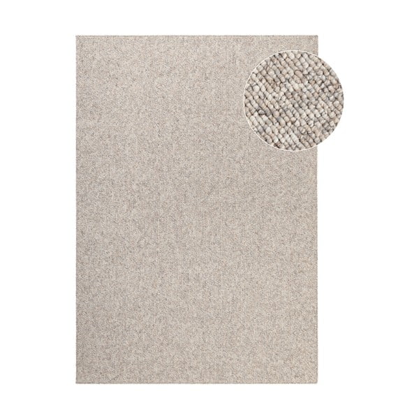 Šedokrémový pratelný koberec 200x290 cm Rocco Dark Cream – Elle Decoration