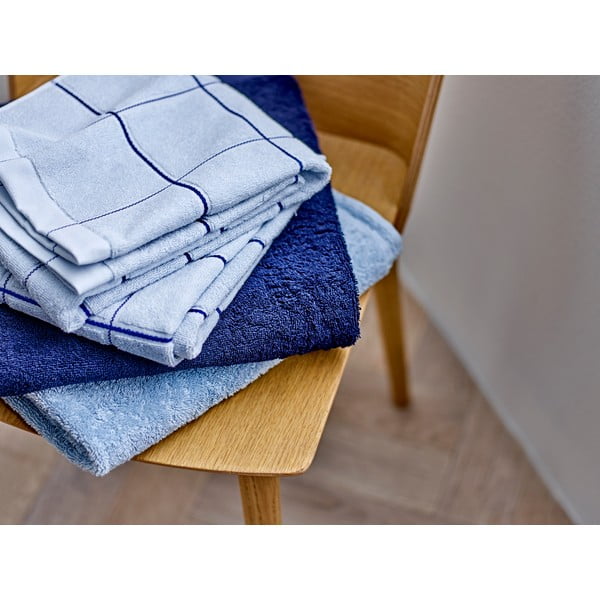 Tmavě modrý froté bavlněný ručník 30x30 cm Comfort – Södahl-image-2