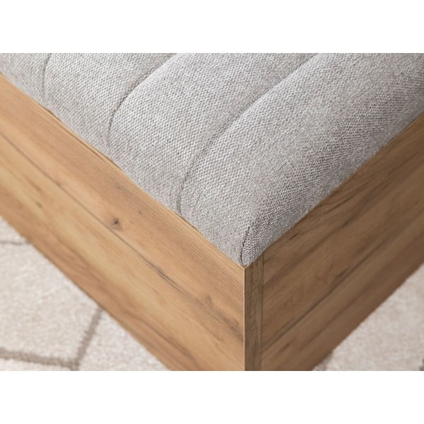 Lavice ve světle šedé a přírodní barvě Oceane – Bobochic Paris-image-3