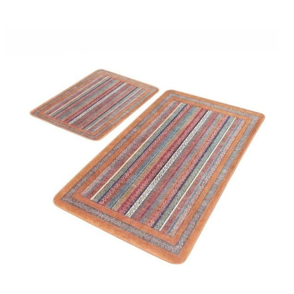 Sametové koupelnové předložky v sadě 2 ks 60x100 cm – Mila Home