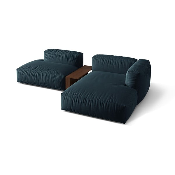 Tmavě modrá modulární rohová pohovka (pravý roh) Martina – Micadoni Home-image-2