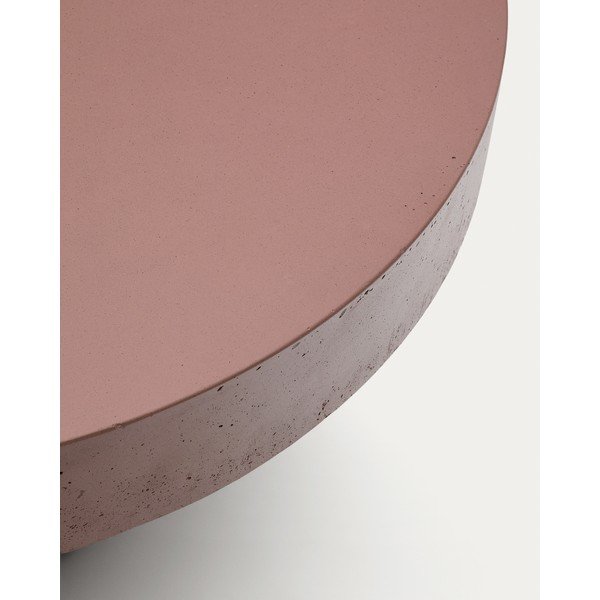 Betonový kulatý zahradní konferenční stolek ø 90 cm Aiguablava – Kave Home-image-4