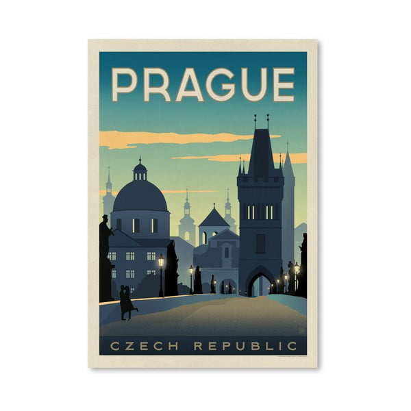 Plakát Americanflat Prague, 42 x 30 cm