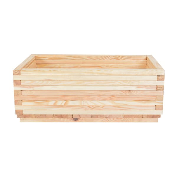 Dřevěný truhlík 100 cm Maxi – Rojaplast