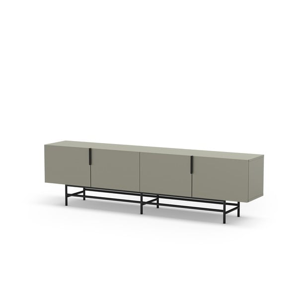 Zelenošedý TV stolek 200x54,5 cm Eldia – Marckeric-image-3