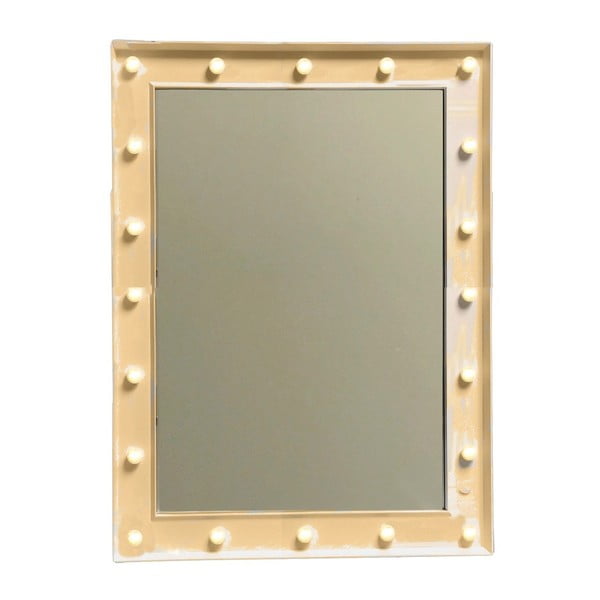 Zrcadlo v rámu ve zlaté barvě Maiko Oro, 60 x 80 cm