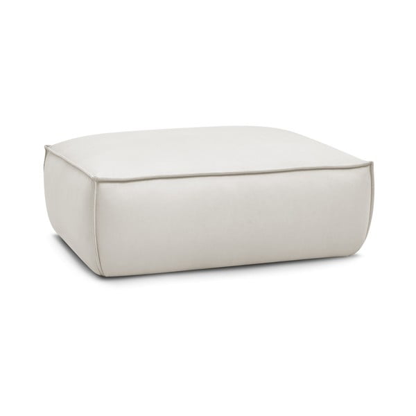 Béžová podnožka z imitace kůže Boheme – Bobochic Paris-image-4