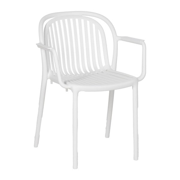 Bílá plastová jídelní židle Alia – Ixia