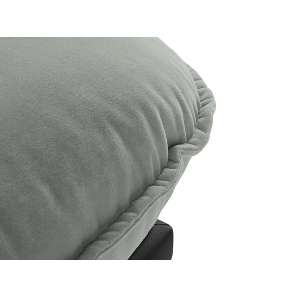 Šedé sametové křeslo Auguste – Interieurs 86-image-1