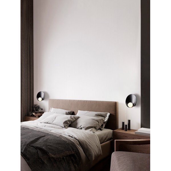 Matně černé ocelové nástěnné svítidlo Minim – Nova Luce-image-1
