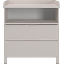 Krémová dětská komoda s přebalovacím pultem 89x102x77 cm Alkmaar – Germania