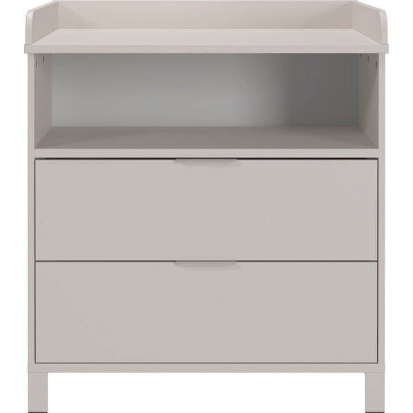 Krémová dětská komoda s přebalovacím pultem 89x102x77 cm Alkmaar – Germania