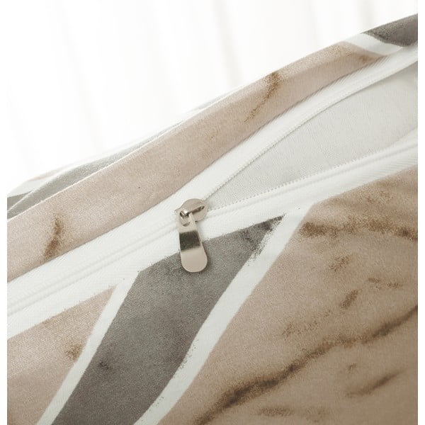 Světle hnědé 6dílné povlečení na jednolůžko z mikrosaténu 140x200 cm Marco – My House-image-2