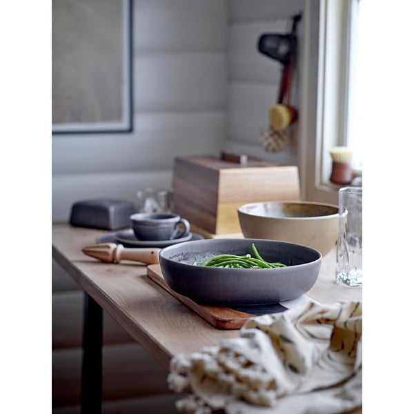 Šedá kameninová máslenka Bloomingville Raben-image-1