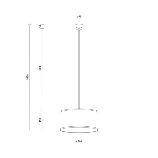 Žluté závěsné svítidlo Sotto Luce Doce M, ⌀ 30 cm-image-2