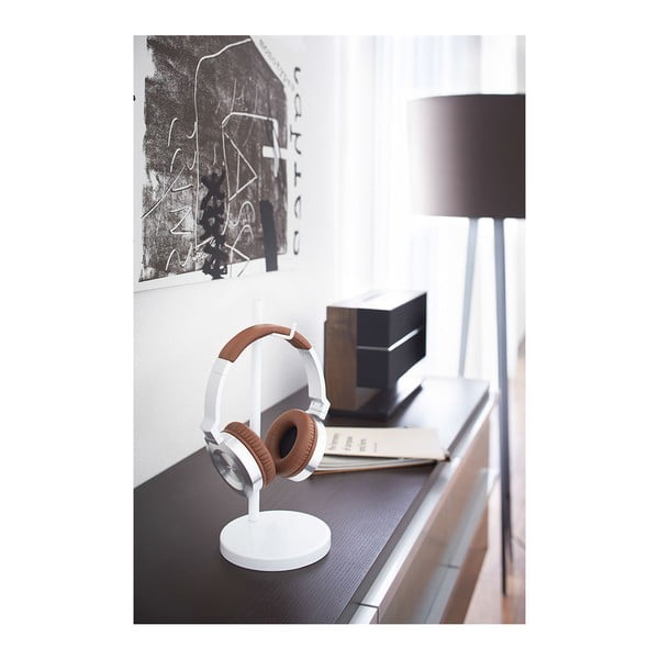 Bílý stojánek na sluchátka YAMAZAKI Bautes-image-1