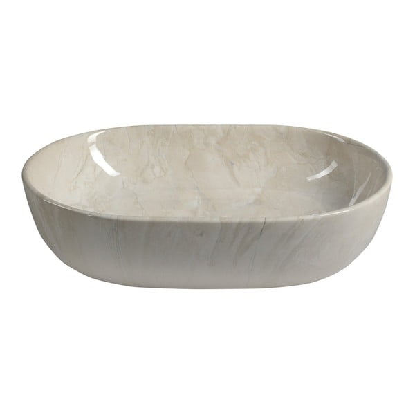 Béžové keramické umyvadlo 59x42 cm Dalma – Sapho-image-2