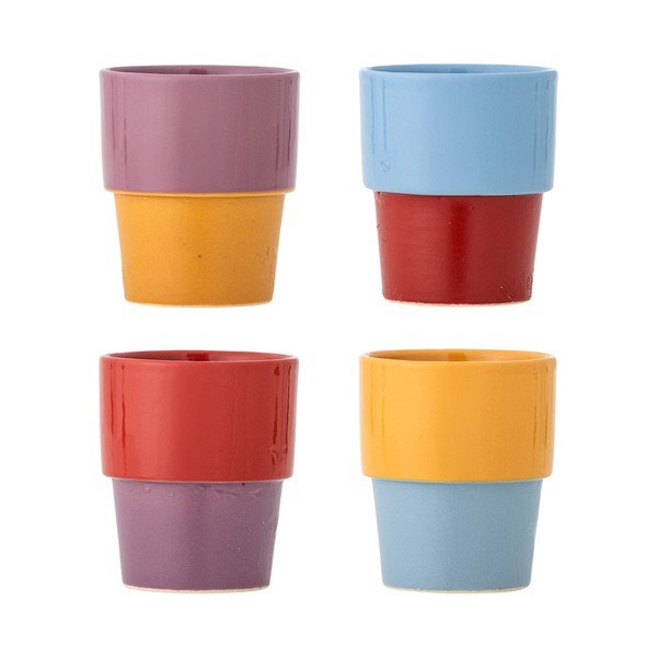 Kameninové šálky v sadě 4 ks na cappuccino 150 ml Ewan – Bloomingville