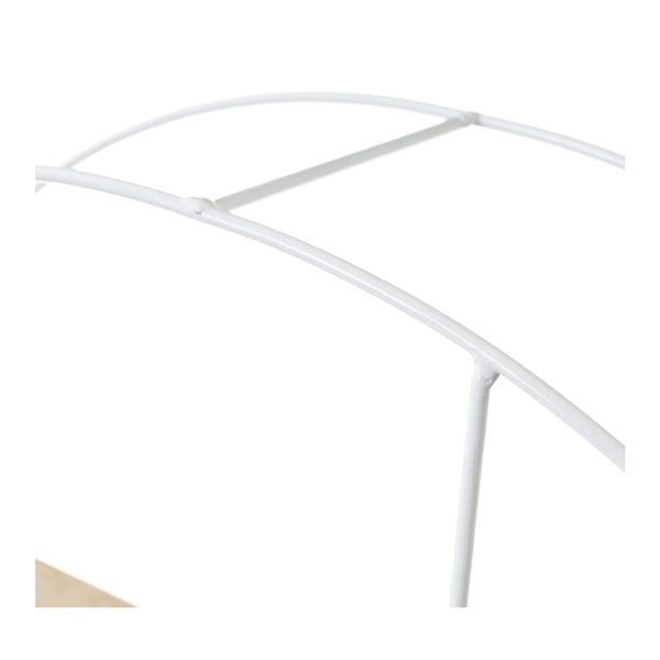 Bílá přírodní patrová police z masivu pavlovnie – Casa Selección-image-1