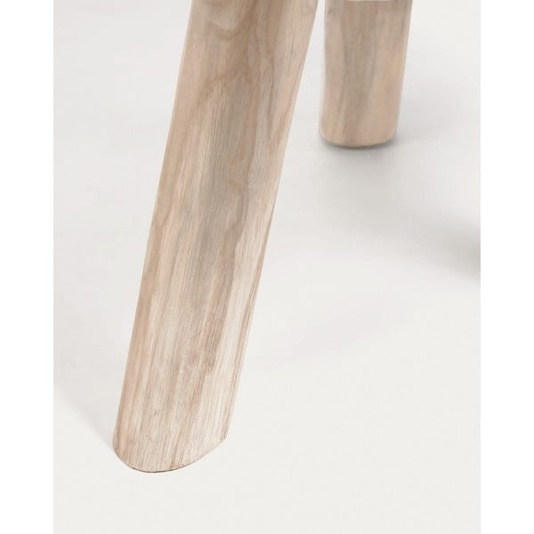 Kulatý konferenční stolek z teakového dřeva v přírodní barvě ø 55 cm Glenda – Kave Home-image-3