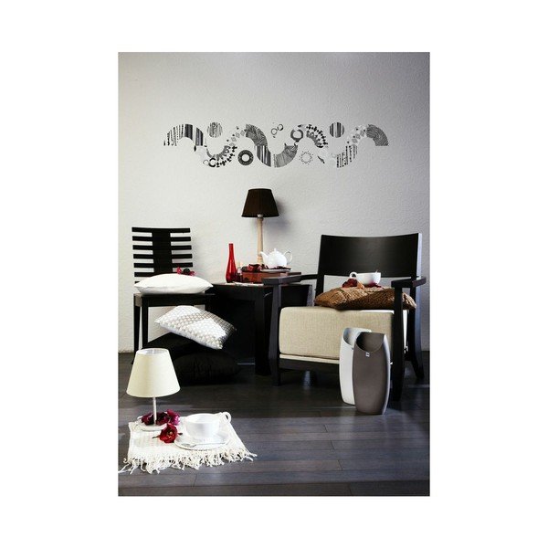 Samolepka Ambiance Grey And Black Circles-image-3