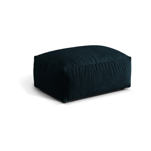 Tmavě modrá sametová modulární podnožka Martina – Micadoni -image-1