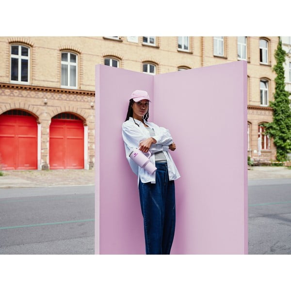 Růžová termoska s brčkem z nerezové oceli 1,18 l Quencher H2.0 FlowState Tumbler Cherry Blossom – Stanley-image-2