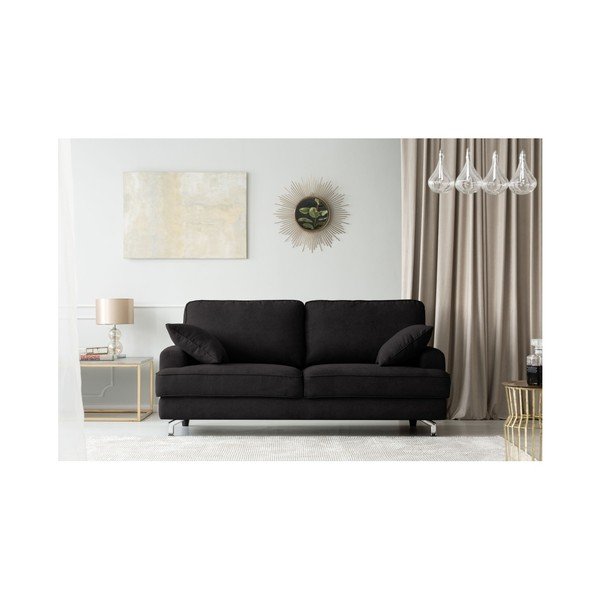 Černá dvojmístná pohovka Kooko Home Rumba-image-2
