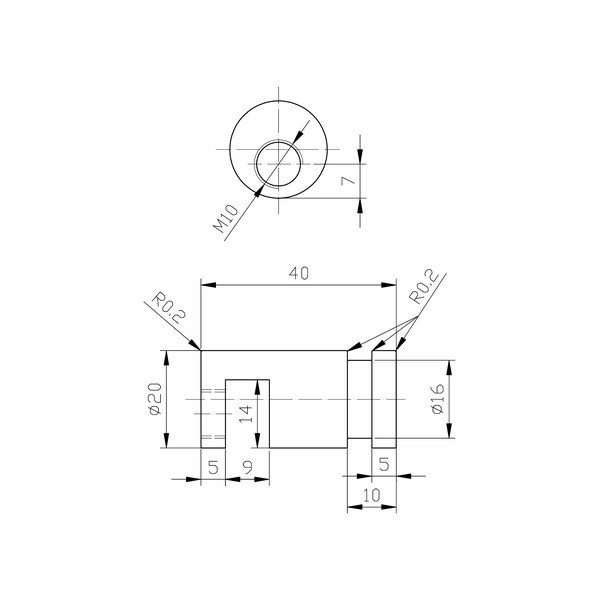 Matně černý závěsný mosazný háček – Sapho-image-4