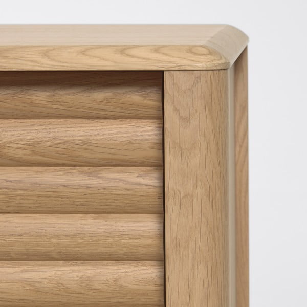 TV komoda v dubovém dekoru Kave Home Lenon-image-1