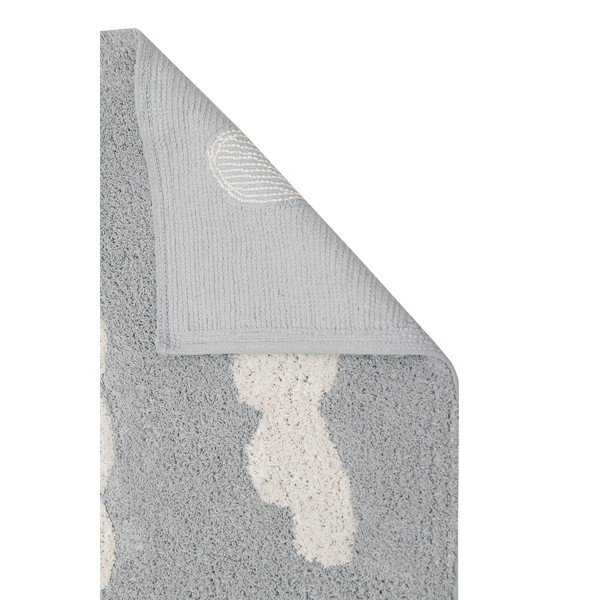 Šedý pratelný ručně tkaný dětský koberec s příměsí bavlny 120x160 cm Clouds Grey – Lorena Canals-image-3