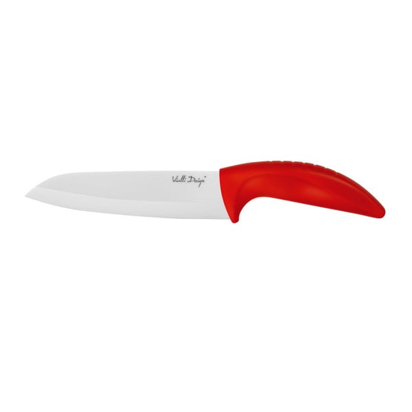 Keramický nůž Chef, 16 cm, červený