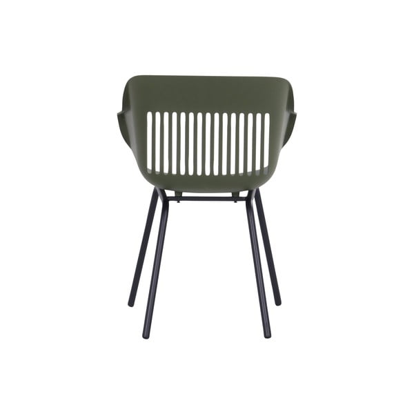 Tmavě zelené plastové zahradní židle v sadě 2 ks Jill Rondo – Hartman-image-4