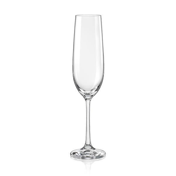 Sada 6 sklenic na šampaňské Crystalex Viola, 190 ml