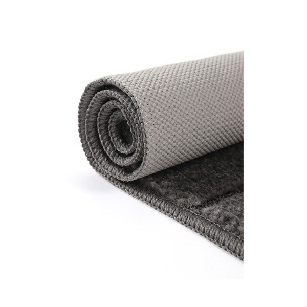 Antracitové koupelnové předložky v sadě 2 ks 50x80 cm Yeni Cizgli – Foutastic-image-4