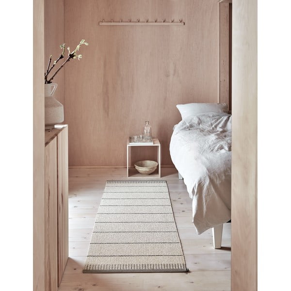 Světle šedo-krémový vnitřní a venkovní běhoun 60x200 cm Belle Warm Grey – Pappelina-image-1