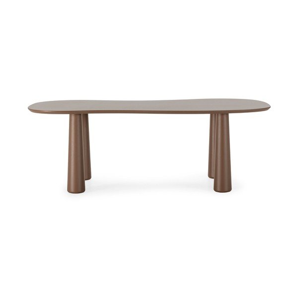 Jídelní stůl s deskou z borovicového dřeva 110x220 cm Nahia – MOME