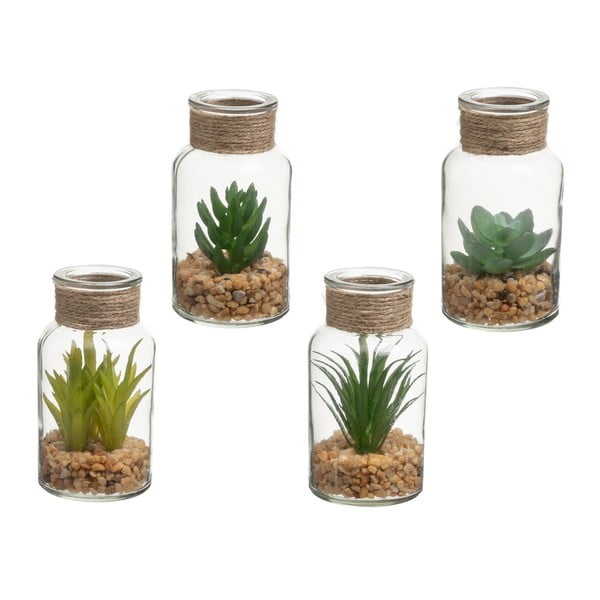Umělé rostliny v sadě 4 ks (výška 12 cm) Cactus – Casa Selección